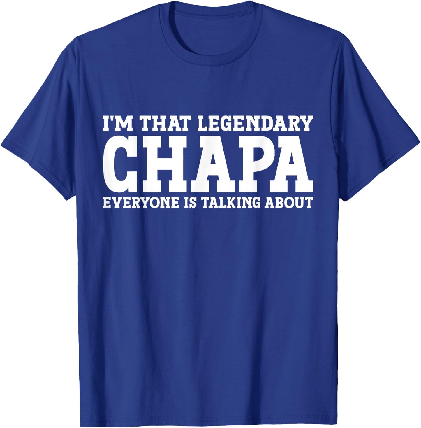 Chapa Surname Funny Team Family Last Name Chapa T-Shirt - T-Shirt | Royal