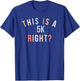 Cute marathon run This is a 5k right? running race T-Shirt - T-Shirt | Royal