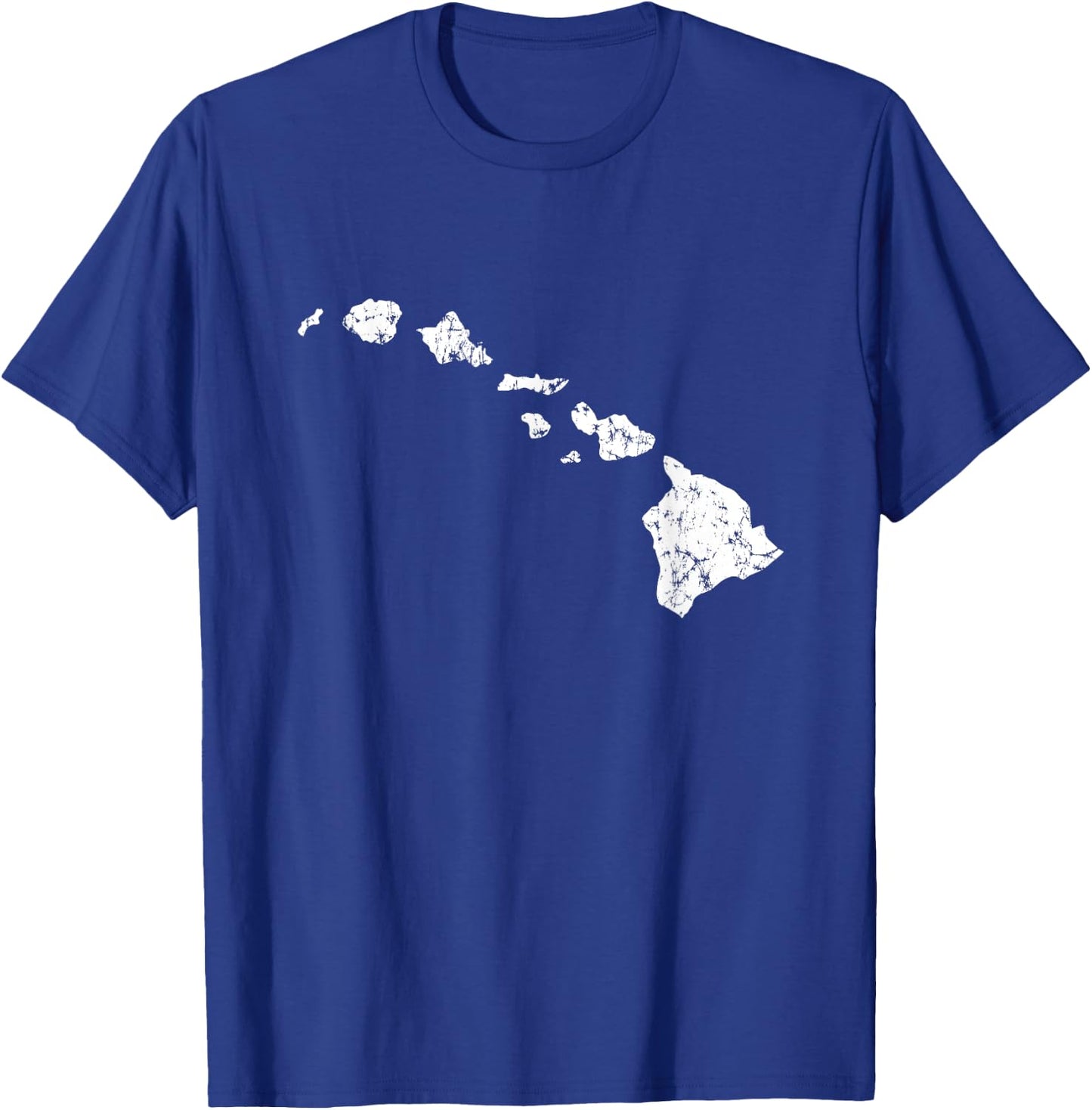 Hawaii Vintage Style Hawaiian Island Chain T-Shirt - T-Shirt | Royal