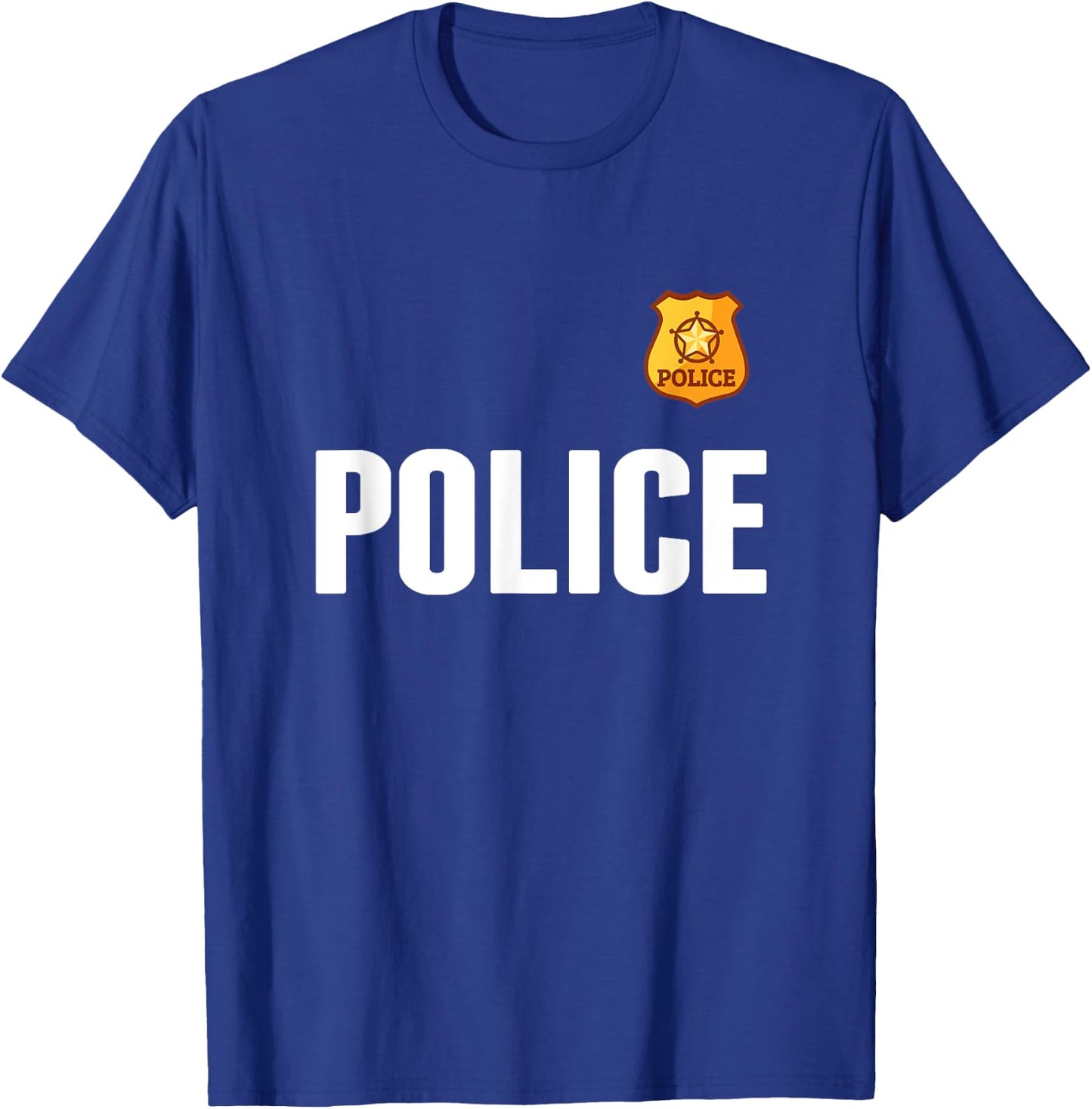 Cop Policeman Officer Costume Boys Kids T-Shirt - T-Shirt | Royal