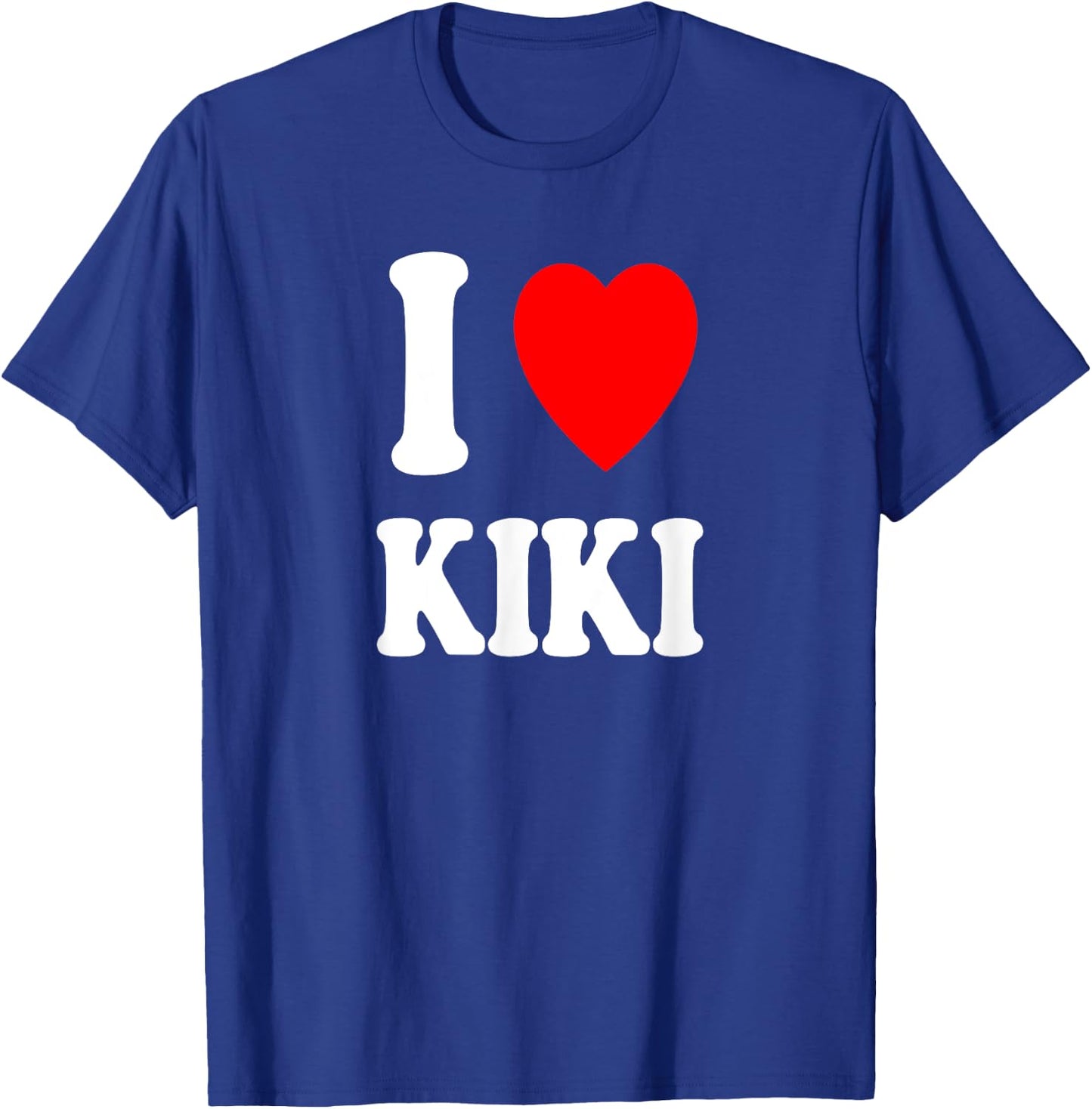 I Heart (Love) Kiki Cute Matching Couple Spouse T-Shirt - T-Shirt | Royal