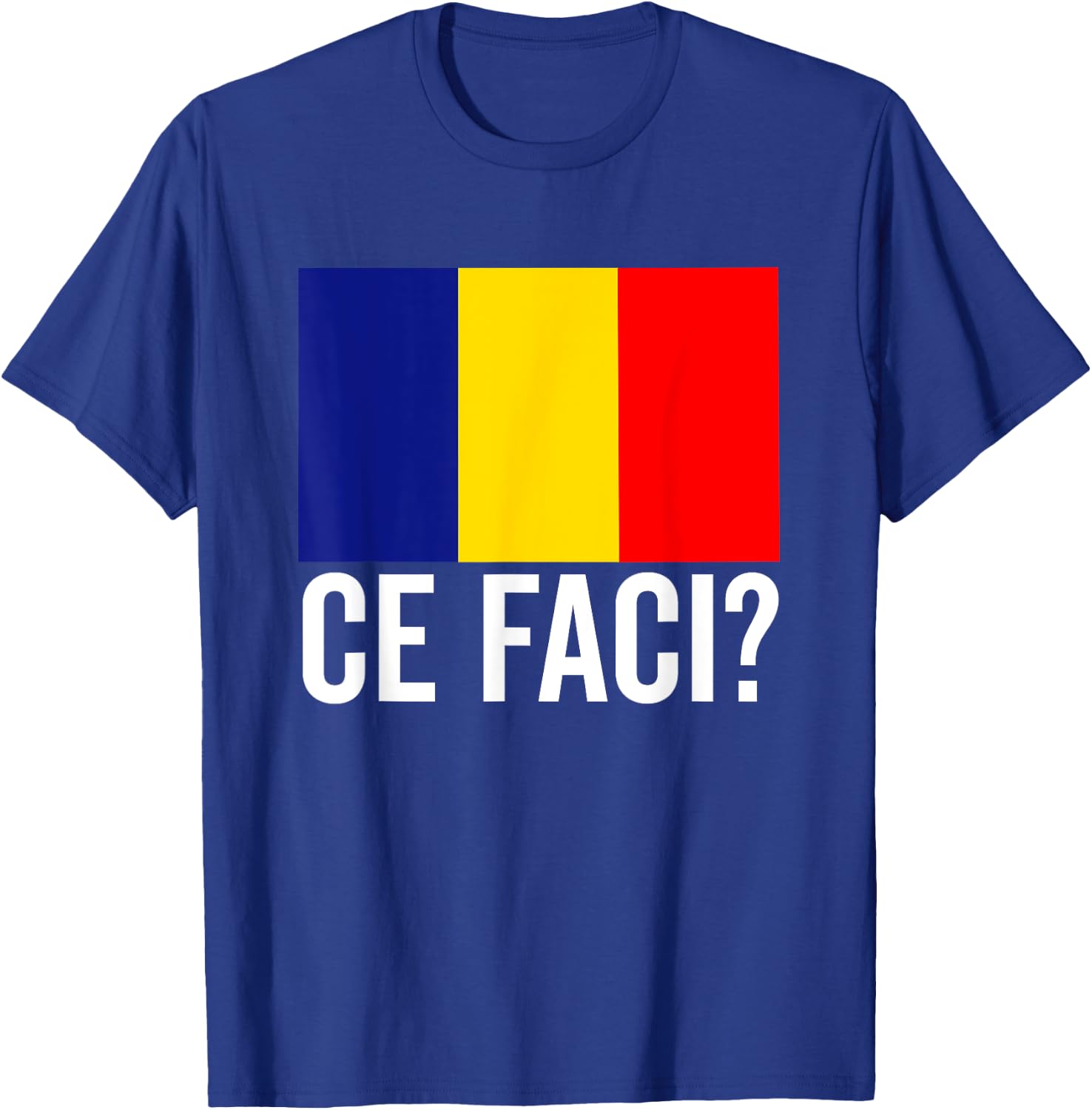 Romanian Flag Map Women KidsRomania Souvenir Ce Faci T-Shirt - T-Shirt | Royal