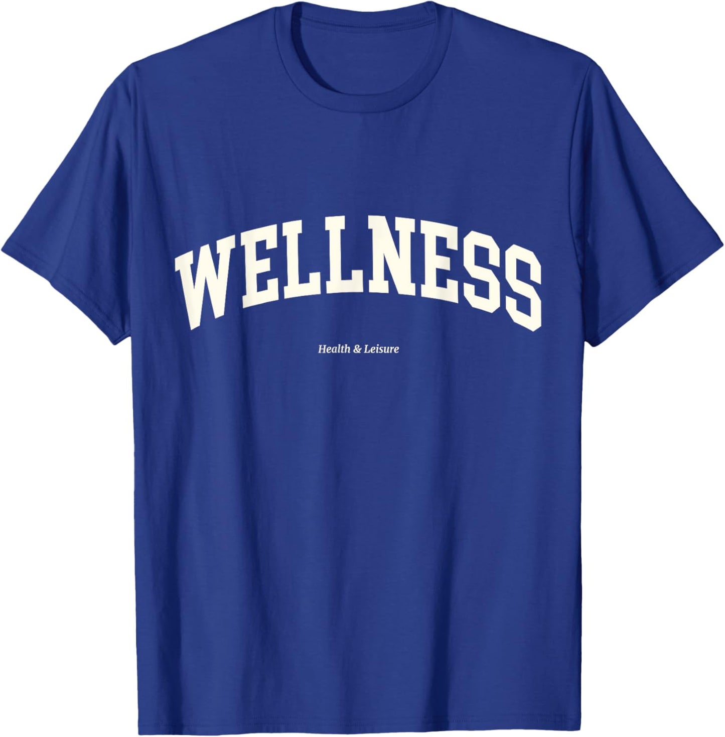 Wellness Retro Health Club Sporty 90s Athleisure Aesthetic T-Shirt - T-Shirt | Royal