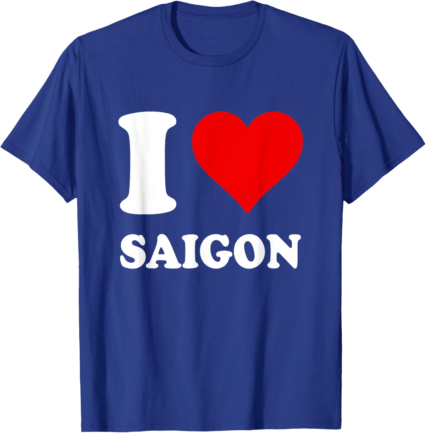 Red Heart I Love Saigon T-Shirt - T-Shirt | Royal