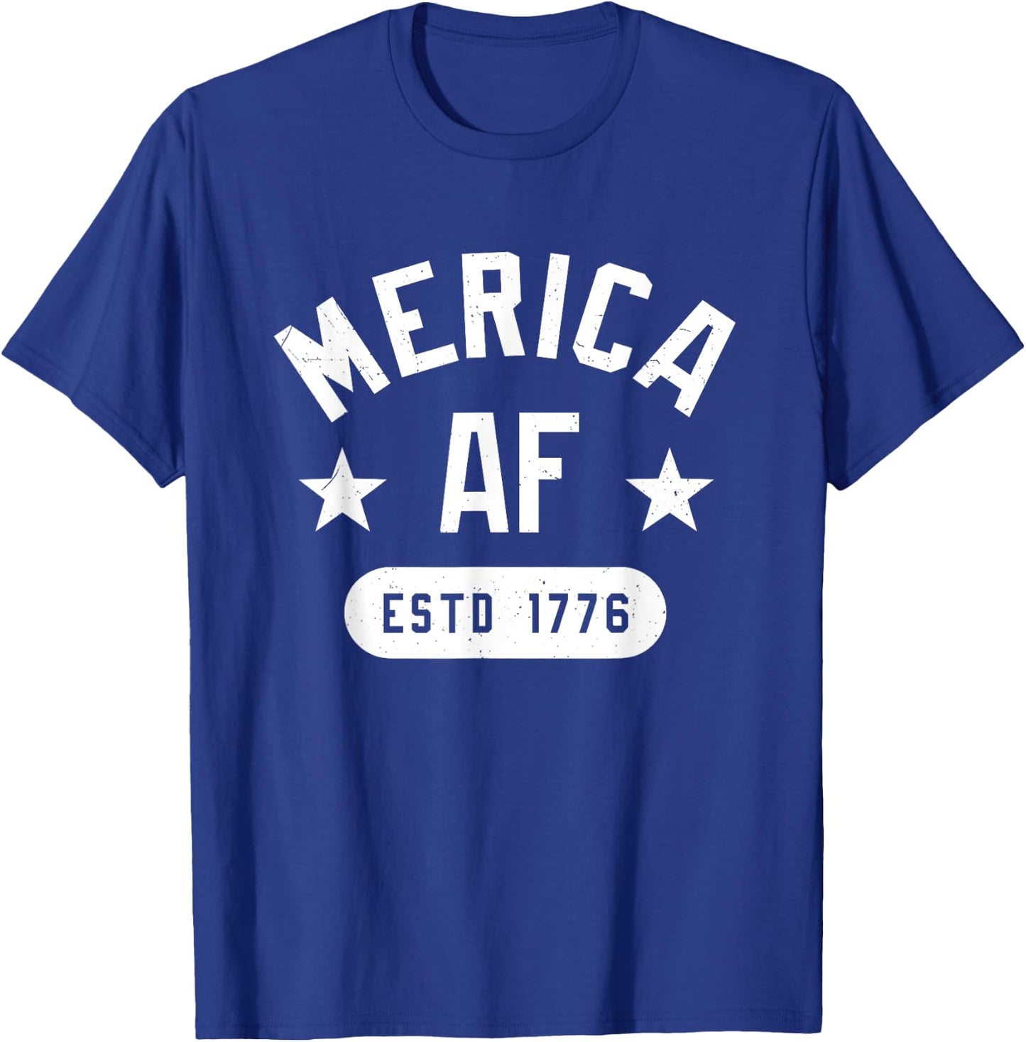 Funny Merica AF EST 1776 AF 's, Women T-Shirt - T-Shirt | Royal