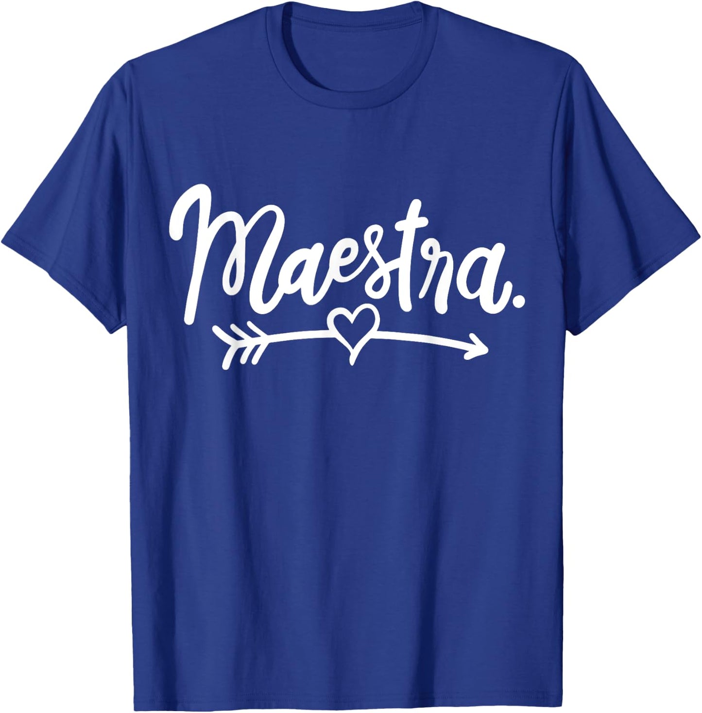 Maestra Spanish Teacher Meastra Women Girls Kids T-Shirt - T-Shirt | Royal
