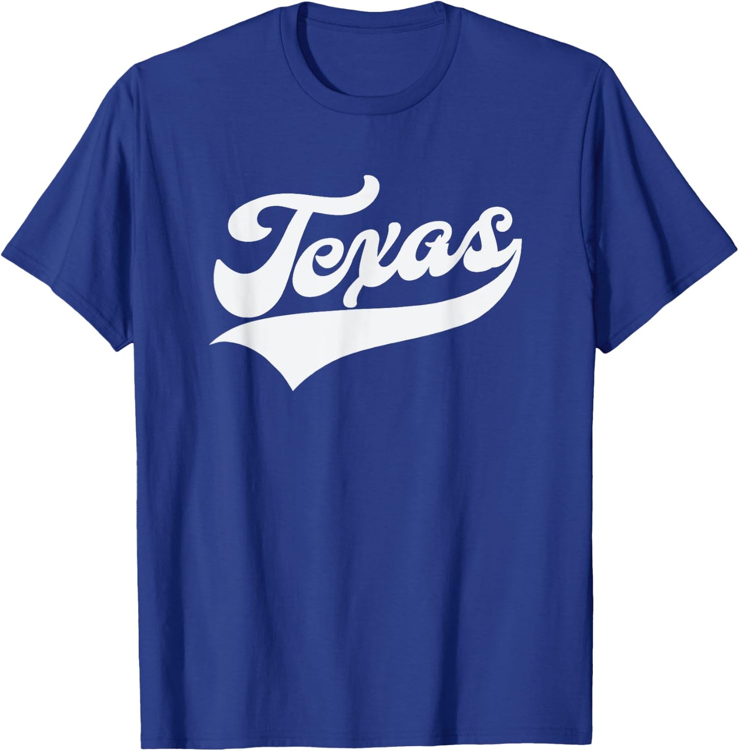 Texas - Retro / Throwback Design - Classic T-Shirt - T-Shirt | Royal