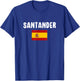 Santander Spain Souvenir Spanish Flag Vacation Espana T-Shirt - T-Shirt | Royal