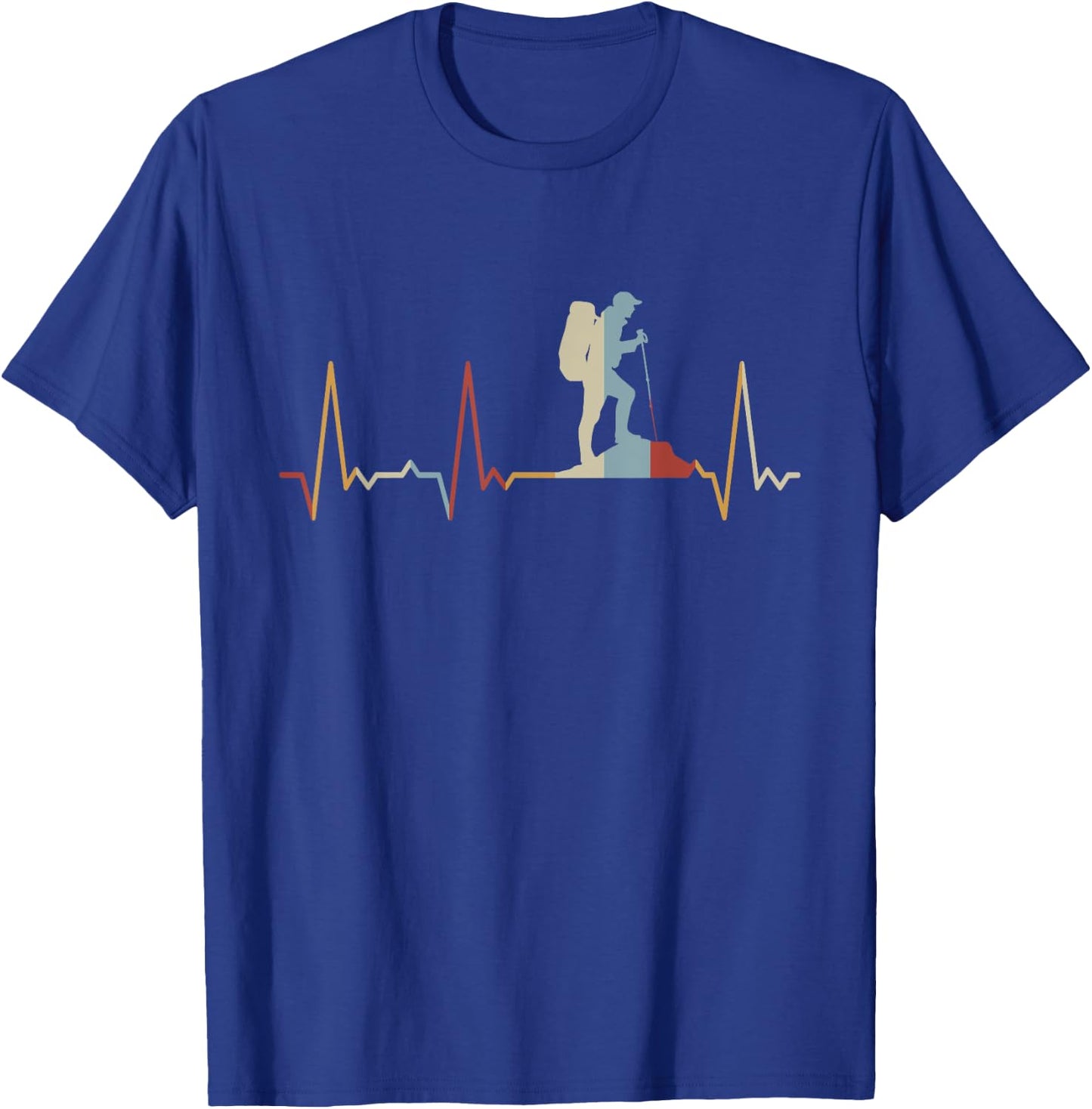 Heartbeat Hiking T-Shirt - T-Shirt | Royal