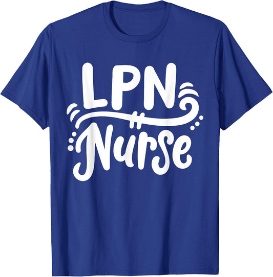 LPN Licensed Practical Nurse LPN T-Shirt - T-Shirt | Royal