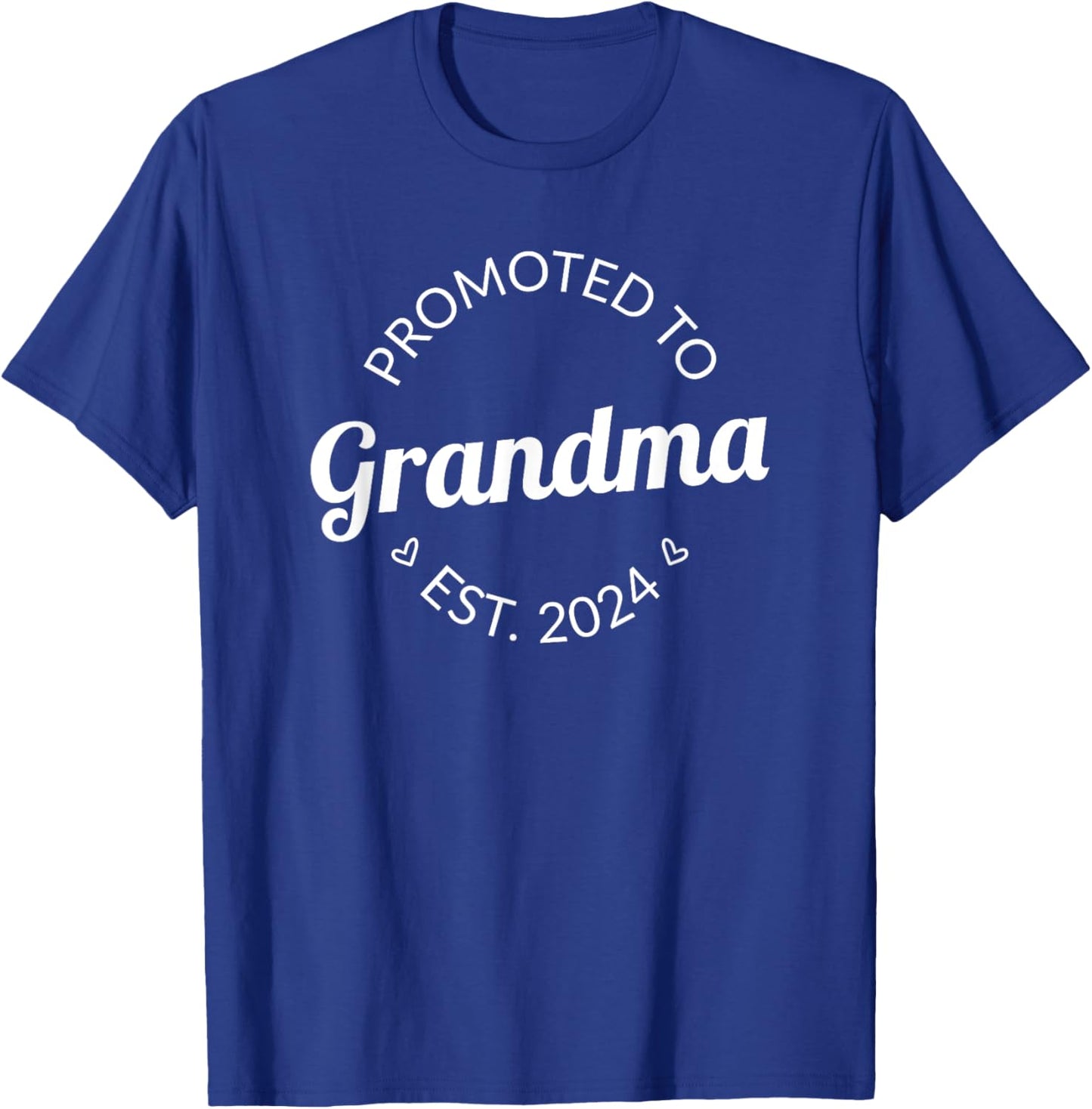 Promoted To Grandma 2024 Future Soon To Be New Grandma 2024 T-Shirt - T-Shirt | Royal