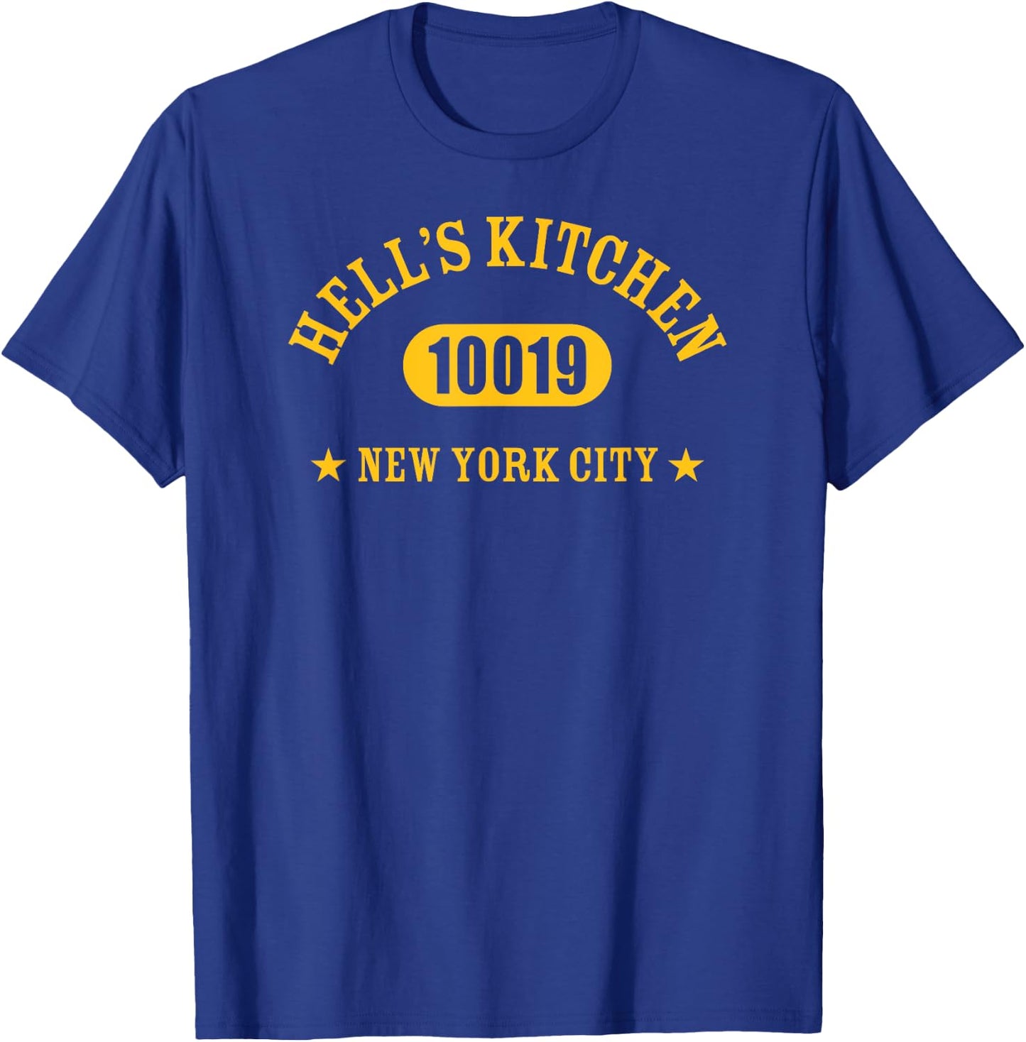 HELL’S KITCHEN 10019 NEW YORK CITY / NYC Athletic Design T-Shirt - T-Shirt | Royal