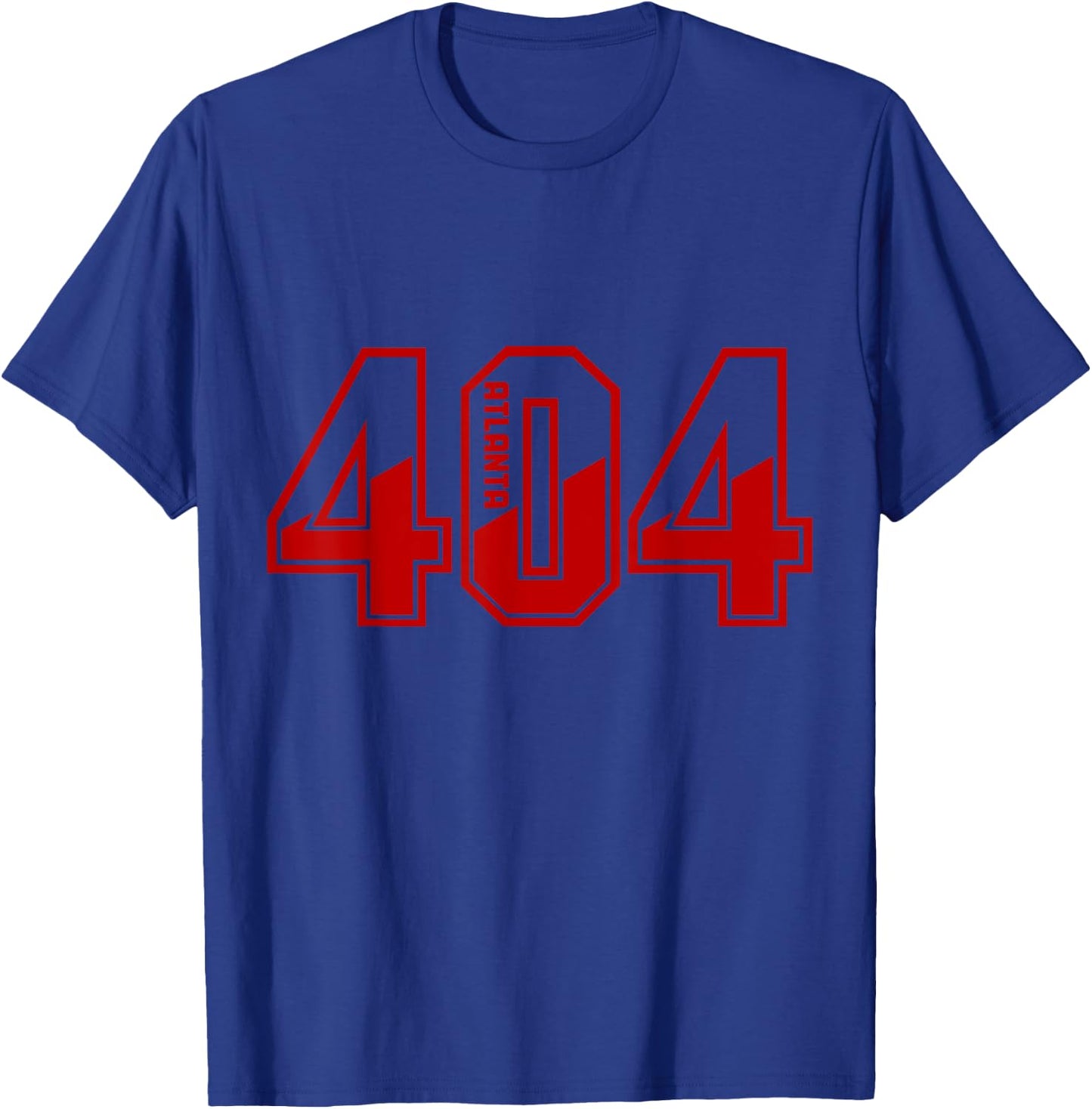 Atlanta Georgia ATL 404 Area Code Pride Vintage T-Shirt - T-Shirt | Royal