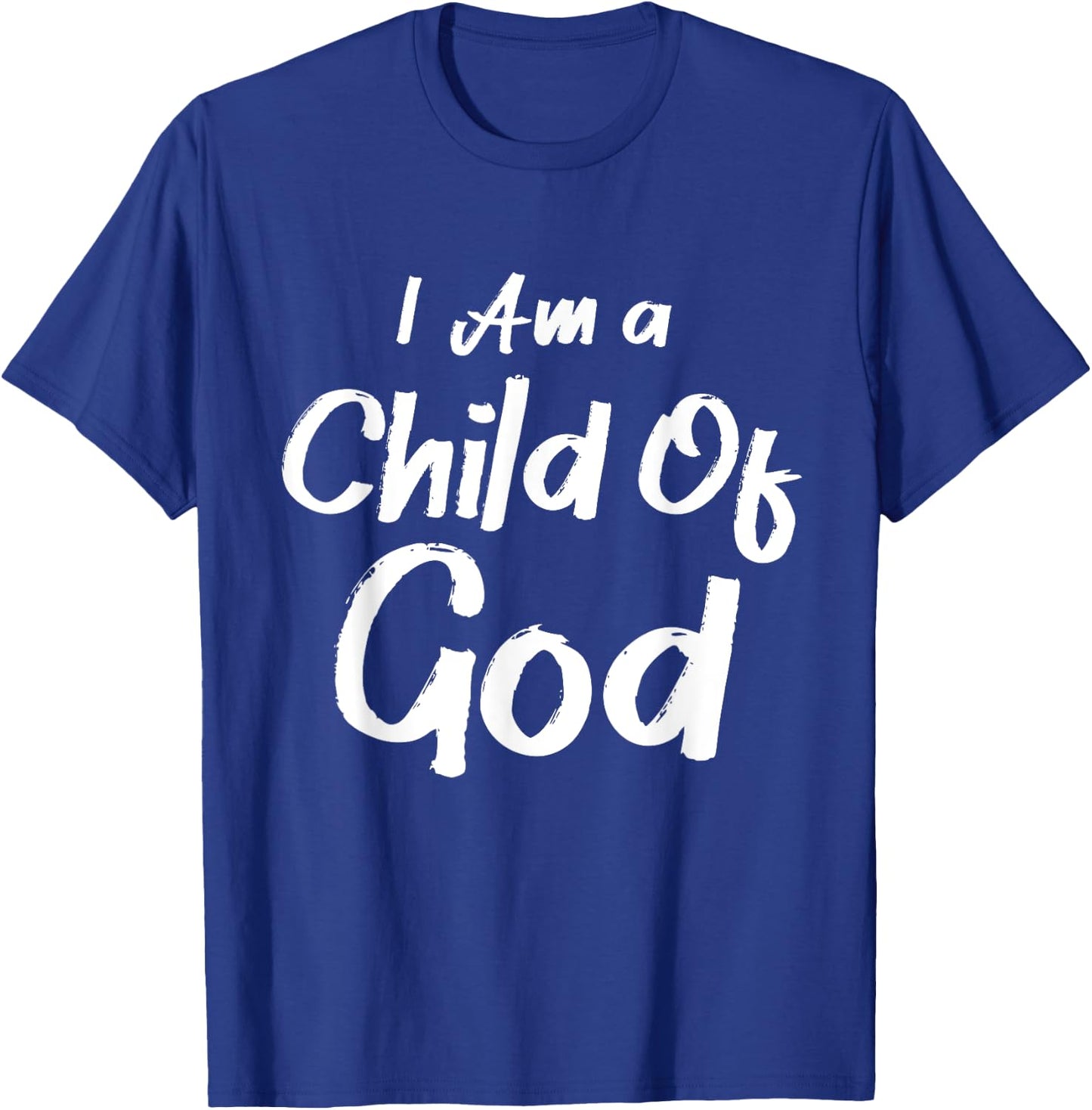 Christian I Am A Child Of God Withstand T-Shirt - T-Shirt | Royal