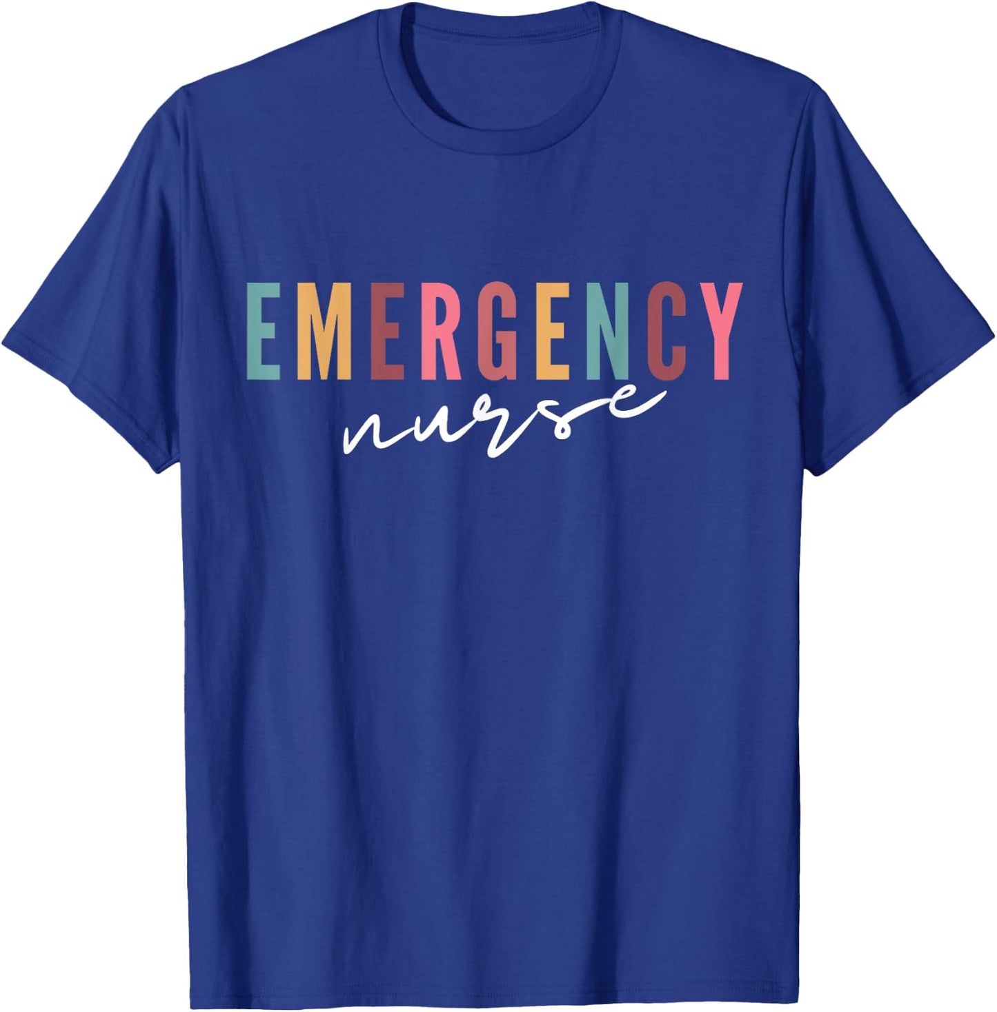 ER Nurse Emergency Room Nurse School Women nursing T-Shirt - T-Shirt | Royal