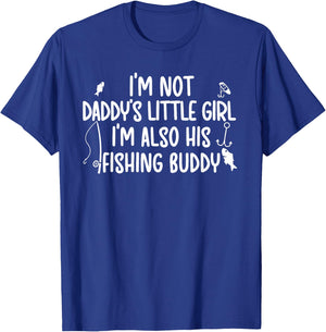 Daddy's Little Girl Fishing Buddy Daughter Fishing Buddies T-Shirt - T-Shirt | Royal