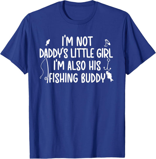 Daddy's Little Girl Fishing Buddy Daughter Fishing Buddies T-Shirt - T-Shirt | Royal