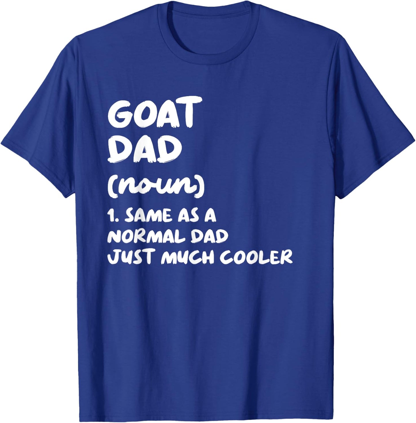 Goat Dad Definition Funny T-Shirt - T-Shirt | Royal