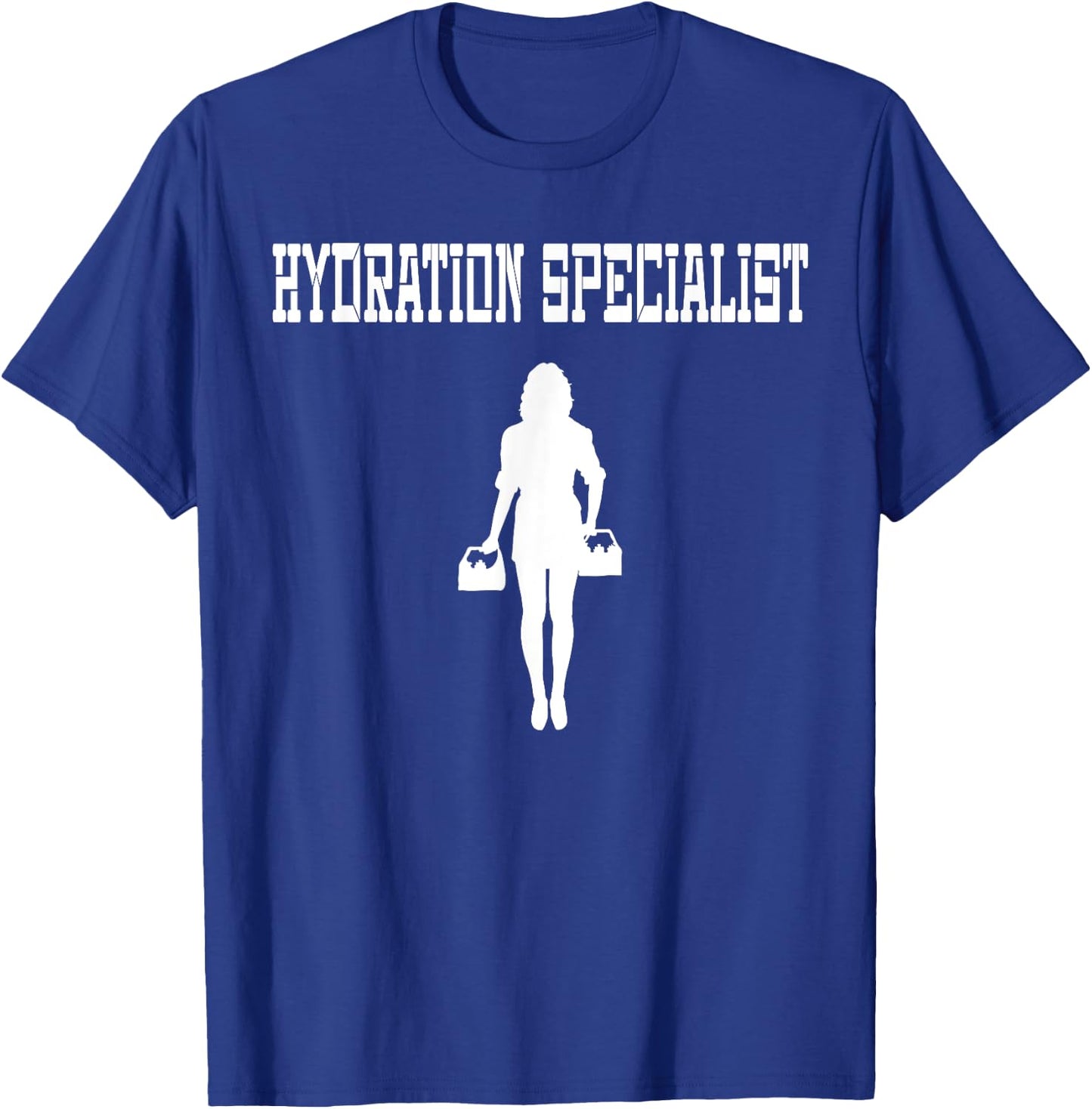 Female Waterboy Watergirl Female Hydration Specialist T-Shirt - T-Shirt | Royal