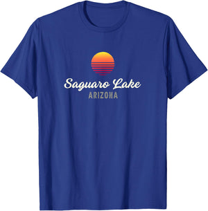 Saguaro Lake ARIZONA Bass Fishing T-Shirt - T-Shirt | Royal