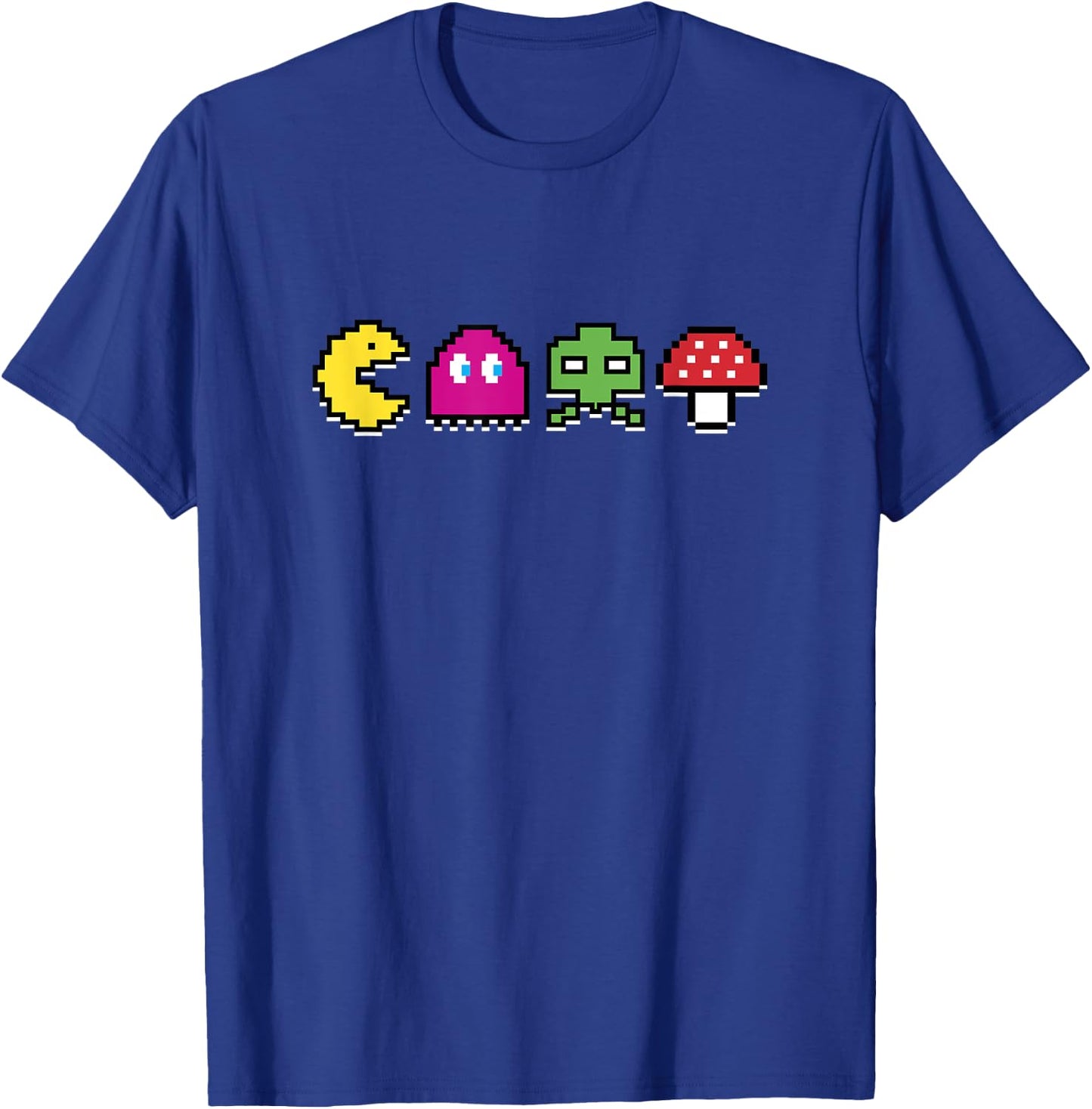 80s Video Game Vintage Arcade - Arcade Room 80s 90s Gamer T-Shirt - T-Shirt | Royal