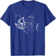Angle Fish Skeleton Halloween Costume Scary Deep Sea Animal T-Shirt - T-Shirt | Royal