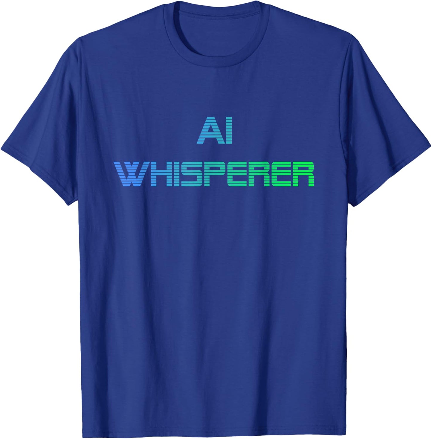 AI Whisperer - Geeky Tech AI Artificial Intelligence T-Shirt - T-Shirt | Royal