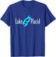 Minimalist Lake Placid - New York T-Shirt - T-Shirt | Royal