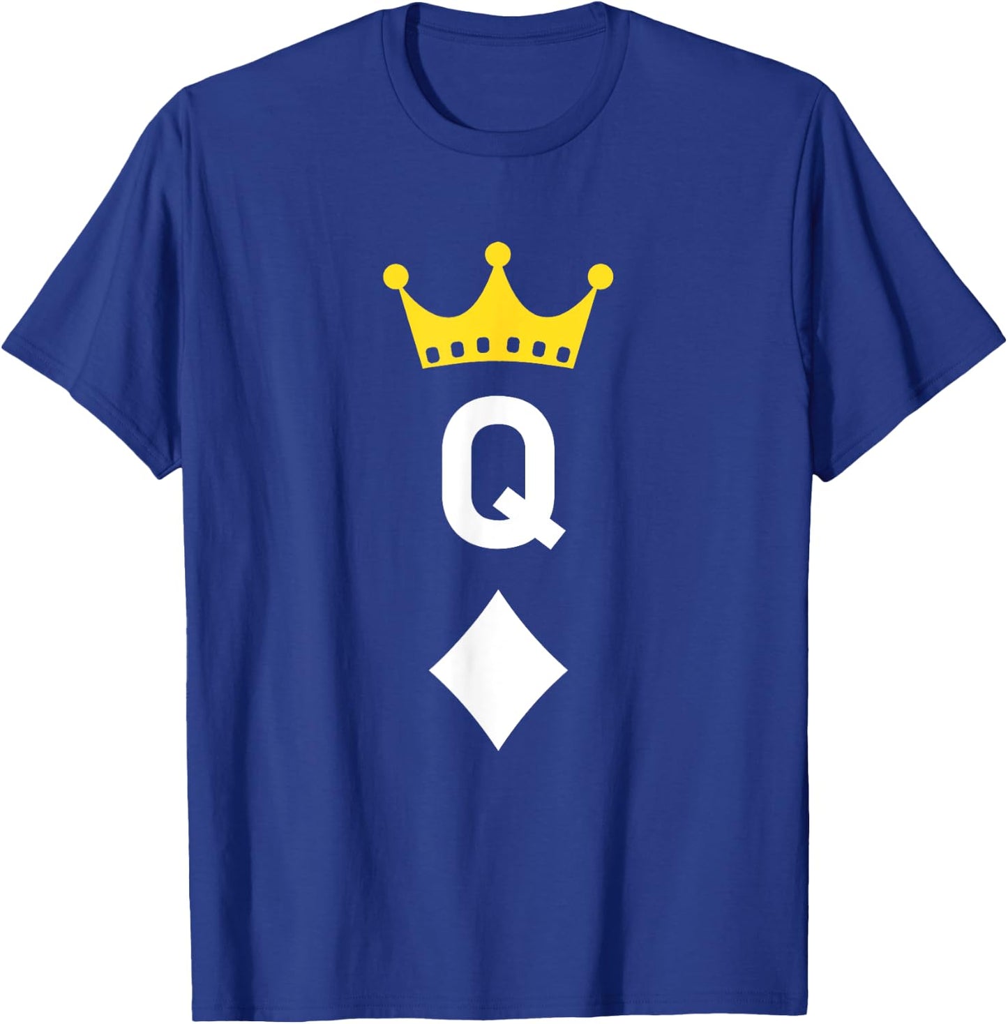 Playing Card Queen of Diamonds T-Shirt - T-Shirt | Royal