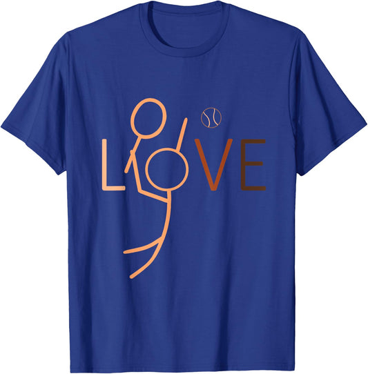 Love Tennis Black History Month BLM Melanin Sport T-Shirt - T-Shirt | Royal