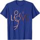 Love Tennis Black History Month BLM Melanin Sport T-Shirt - T-Shirt | Royal