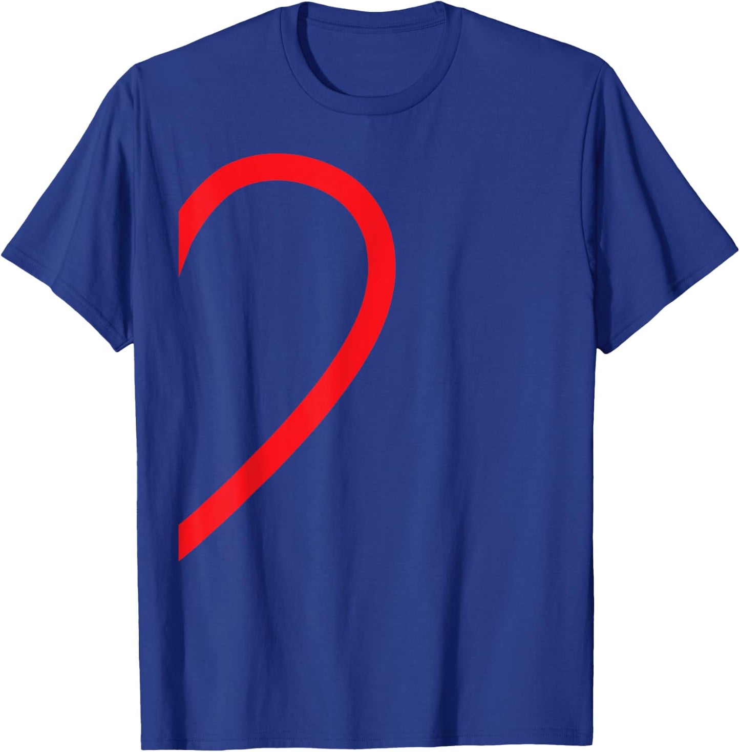 Half Heart Right Hand Side Love Couple Camisa Pareja Ropa T-Shirt - T-Shirt | Royal