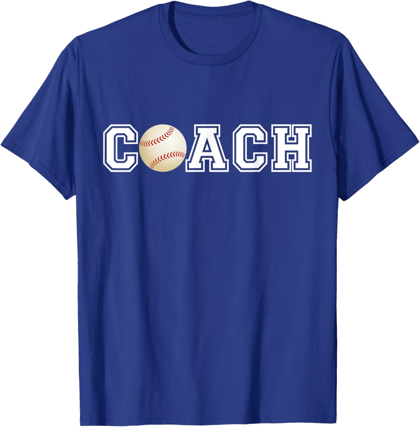 Baseball Coach Sports Gift Baseball Trainer T-Shirt - T-Shirt | Royal