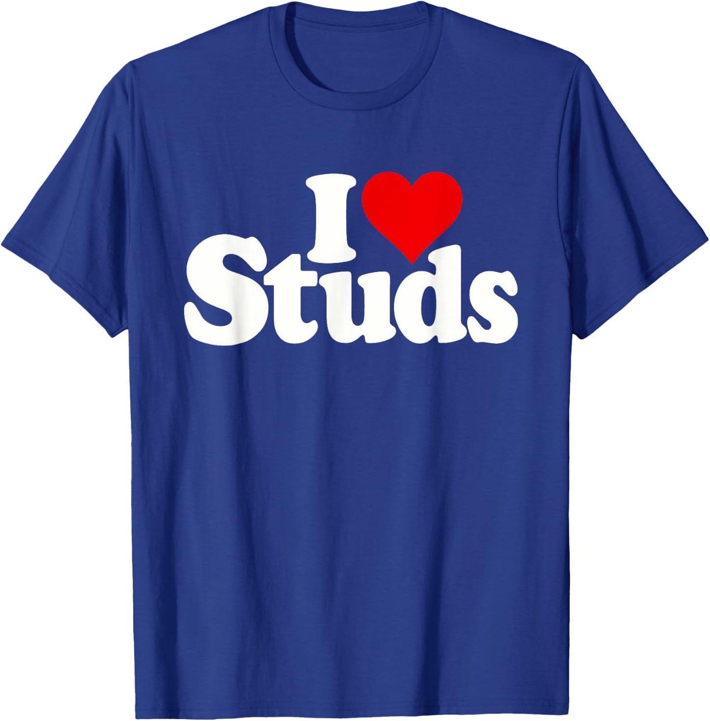 I Love Heart Studs T-Shirt - T-Shirt | Royal