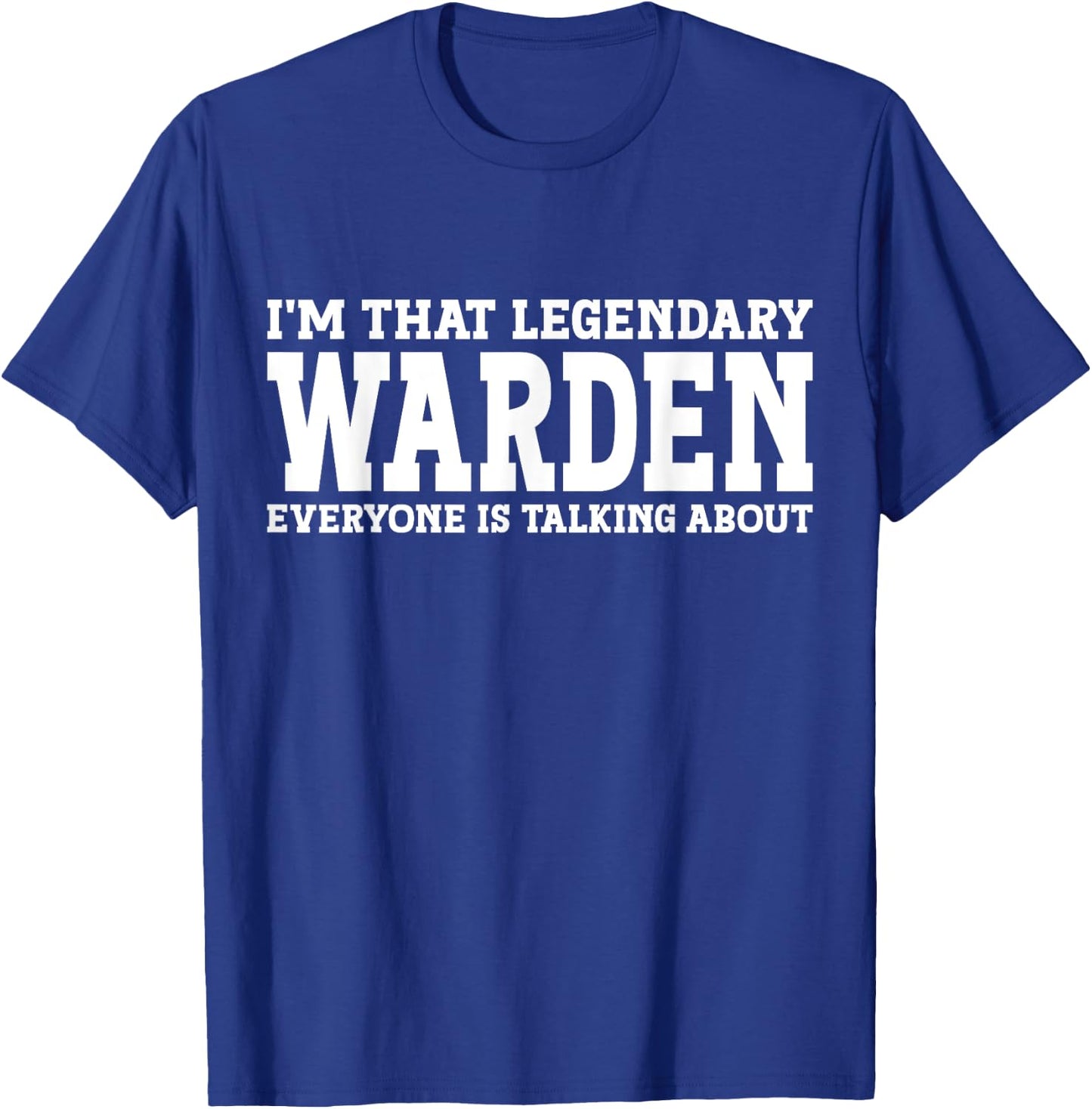 Warden Surname Funny Team Family Last Name Warden T-Shirt - T-Shirt | Royal