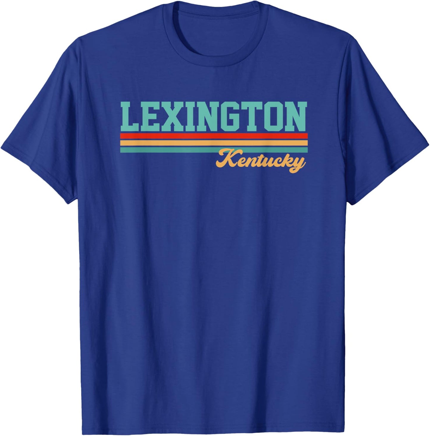 Retro Lexington Kentucky T-Shirt - T-Shirt | Royal