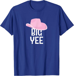 Country Western Theme Sorority Reveal Big Yee Cowgirl Hat T-Shirt - T-Shirt | Royal
