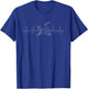 Exercise Bike - Spinning Class Cycling Gym Fitness Workout T-Shirt - T-Shirt | Royal