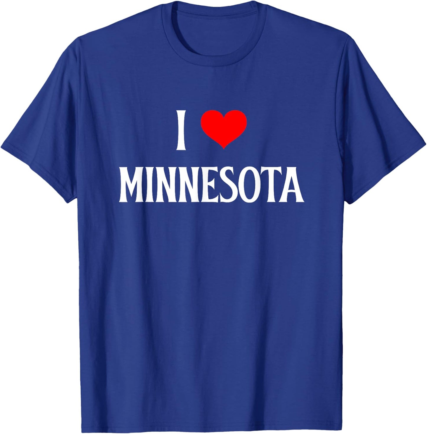 I Love Minnesota I Heart Minnesota Holiday Travel Souvenir T-Shirt - T-Shirt | Royal