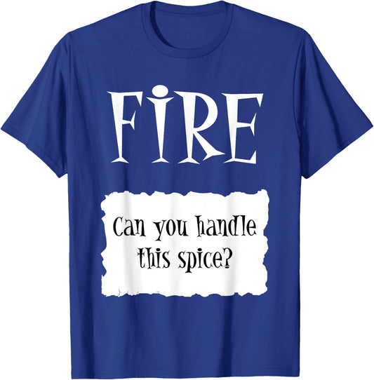 FIRE - Hot Packet Halloween Taco Costume T-Shirt - T-Shirt | Royal