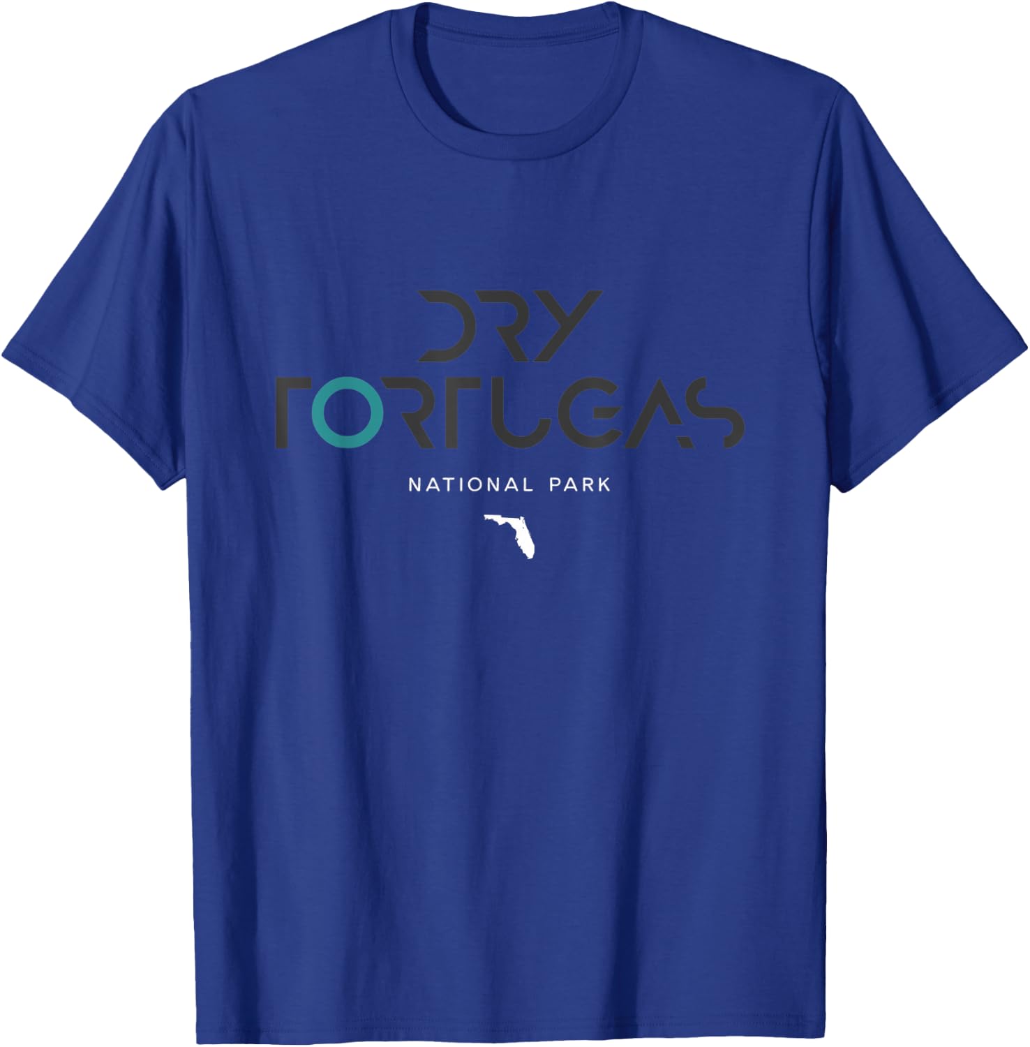 Dry Tortugas National Park Florida Tonal Retro Vintage T-Shirt - T-Shirt | Royal