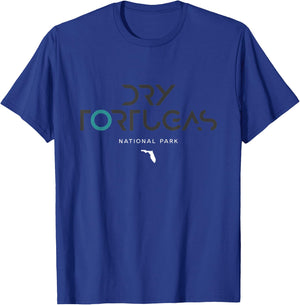 Dry Tortugas National Park Florida Tonal Retro Vintage T-Shirt - T-Shirt | Royal