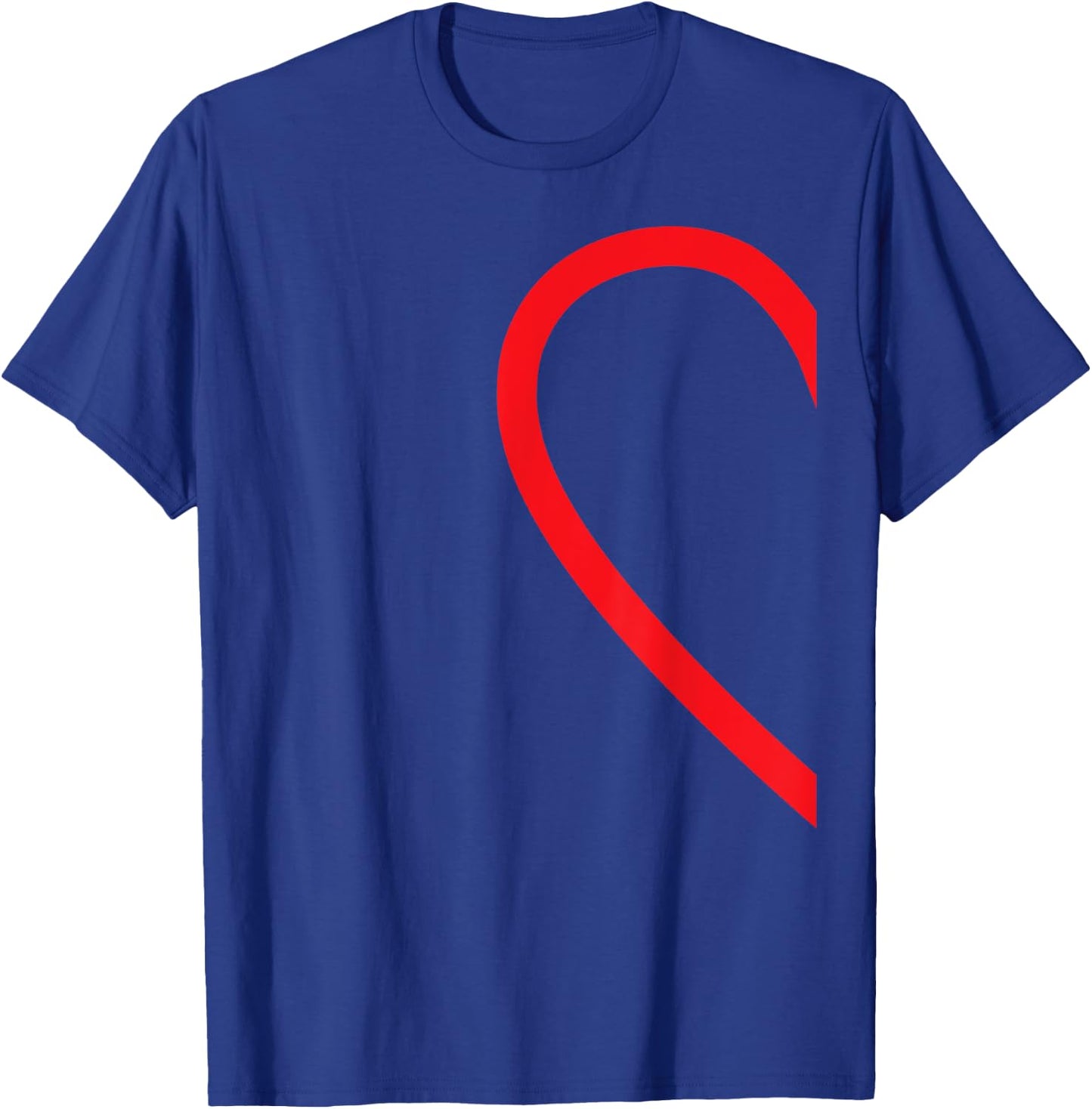Half Heart Left Hand Side Love Couple Camisa Pareja Ropa T-Shirt - T-Shirt | Royal
