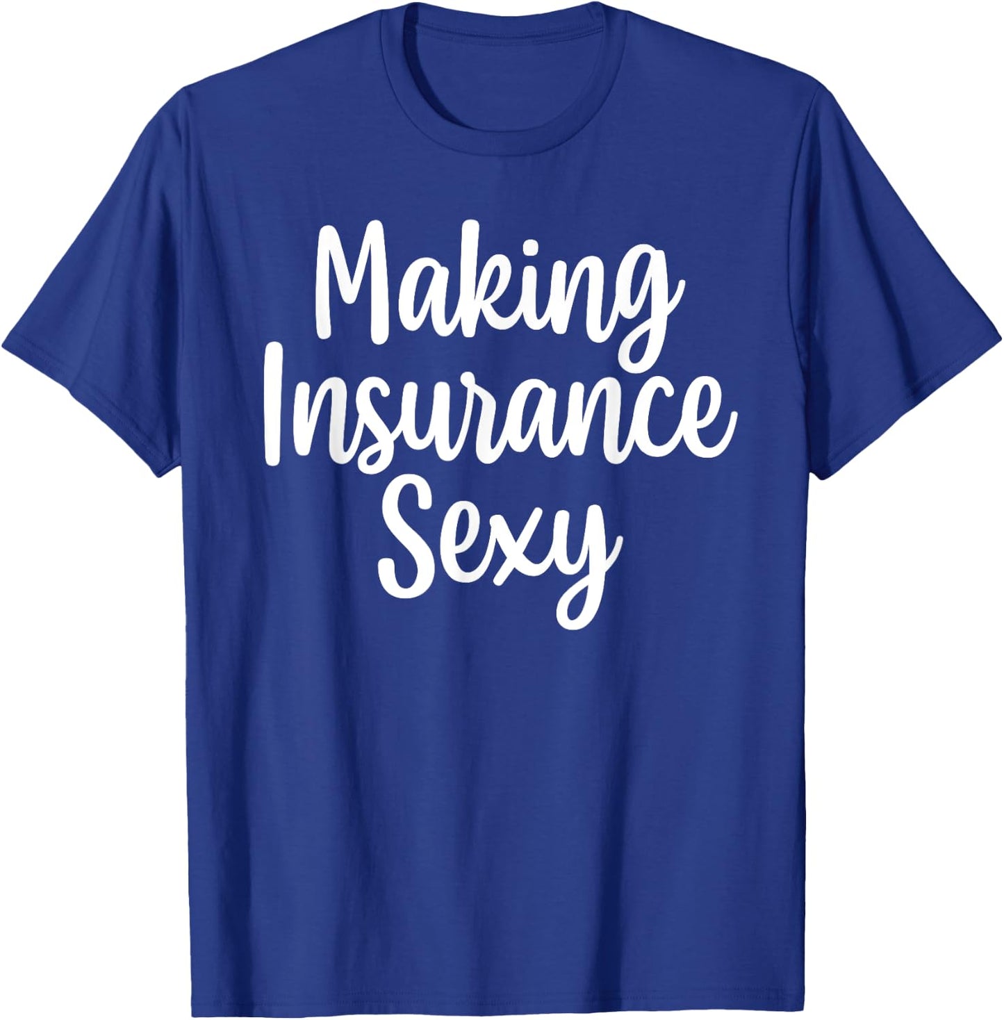 Funny Insurance Agent Art Women Insurance Advisor T-Shirt - T-Shirt | Royal