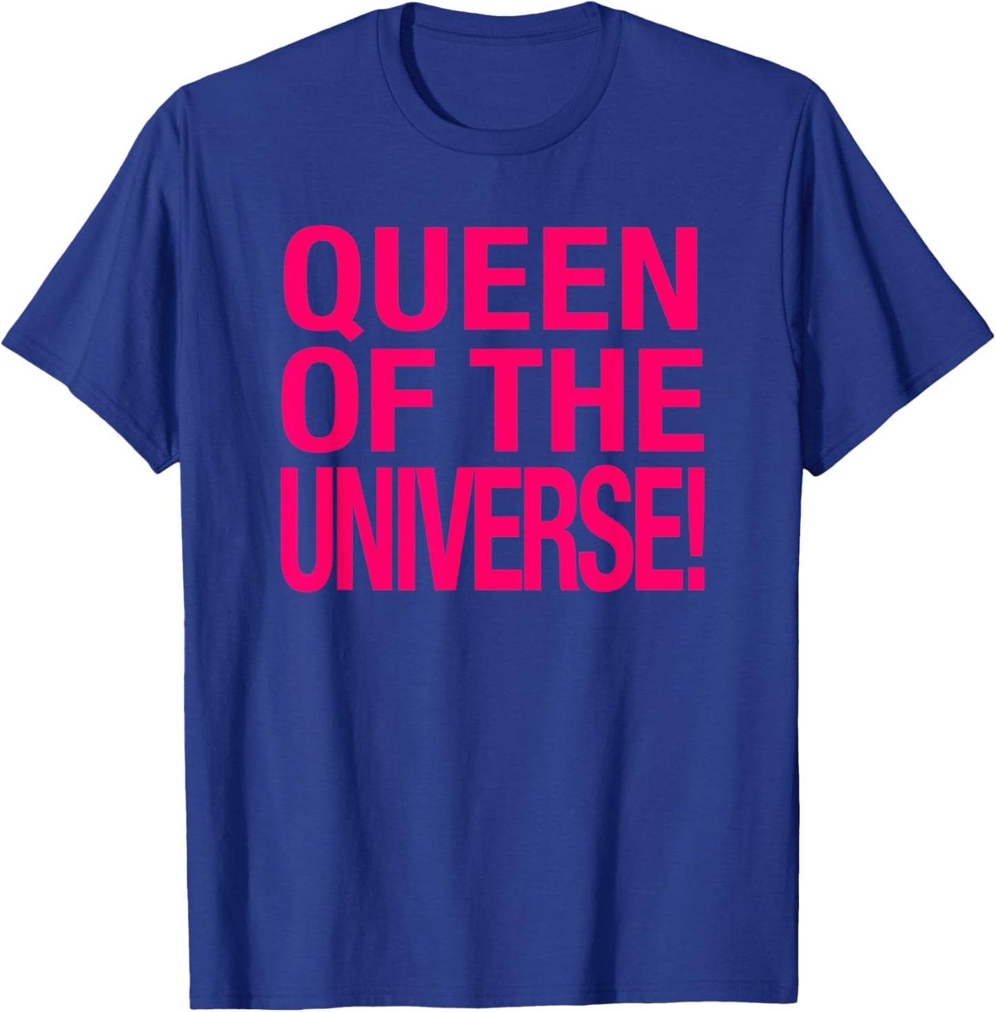 QUEEN OF THE UNIVERSE Baby Y2K Slogan 2000s Vibe Style T-Shirt - T-Shirt | Royal
