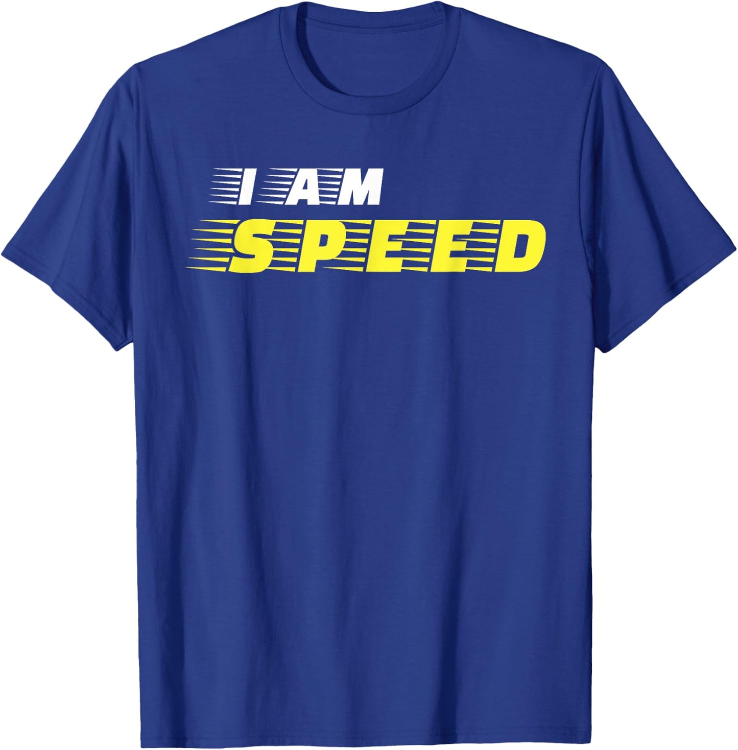 I am Speed Car Racing Fast Person Movie Quote Kids Race T-Shirt - T-Shirt | Royal