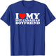 I Love My Hot Canadian Boyfriend T-Shirt - T-Shirt | Royal