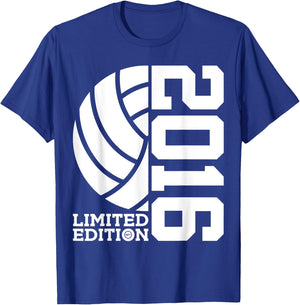 9th BIRTHDAY VOLLEYBALL LIMITED EDITION 2016 T-Shirt - T-Shirt | Royal