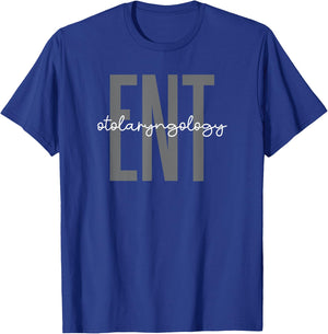 Otolaryngology ENT Doctor Nurse Ear Nose Throat T-Shirt - T-Shirt | Royal