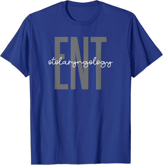 Otolaryngology ENT Doctor Nurse Ear Nose Throat T-Shirt - T-Shirt | Royal